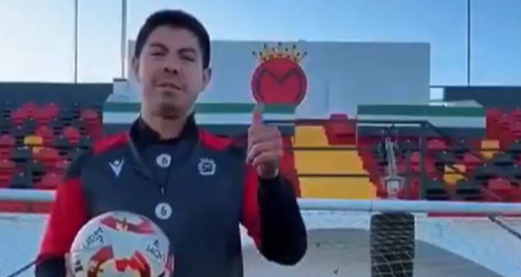 Francisco Gato Silva en su presentación como refuerzo del Montijo
