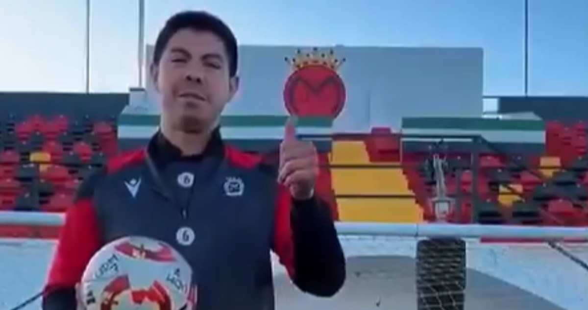 Francisco Gato Silva en su presentación como refuerzo del Montijo