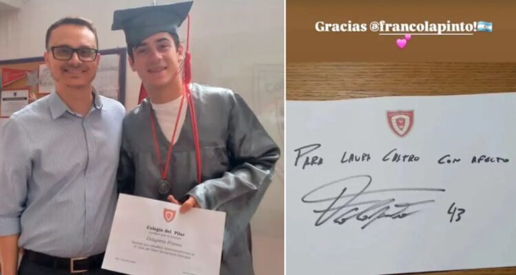 Aprovechó sus vacaciones en Argentina: Franco Colapinto terminó secundaria y tuvo su licenciatura