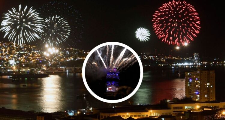 Las 3 comunas de Chile que tendrán fuegos artificiales para Año Nuevo: ¿qué pasa con la torre Entel?