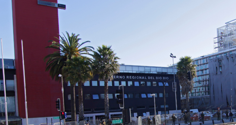 Frontis del GORE Bío Bío