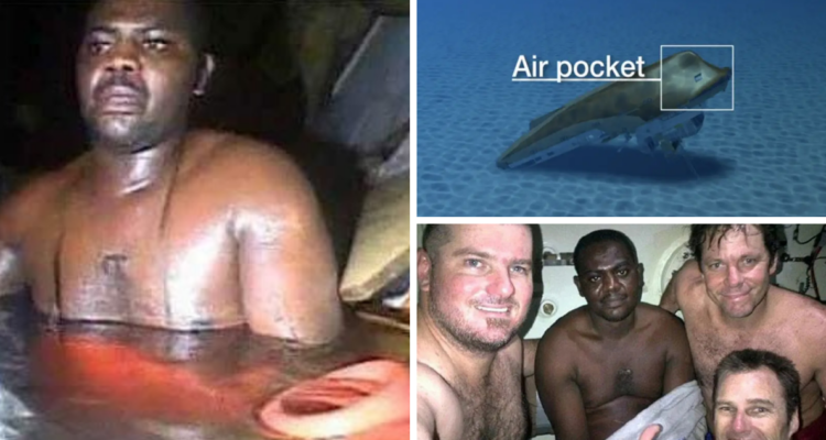 Hombre nigeriano sobrevivió 60 horas bajo el mar tras el hundimiento de un barco en 2013.