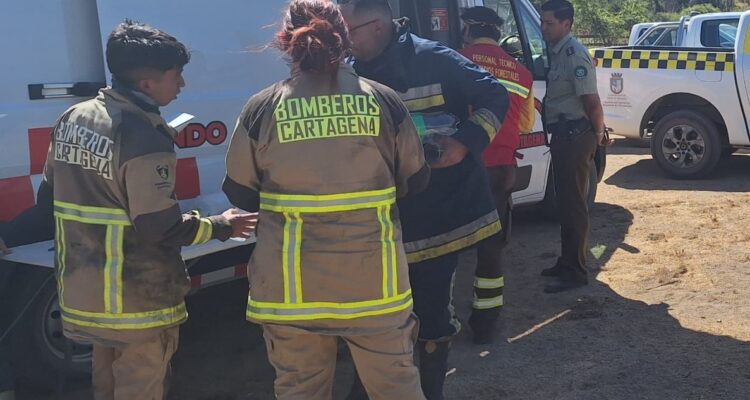 Maquinista es detenido acusado de iniciar incendio forestal que afecta a Cartagena y San Antonio