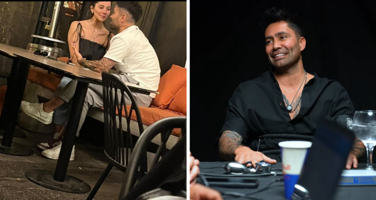 Luis Jiménez y Martina Orrego en referencia a su fugaz romance