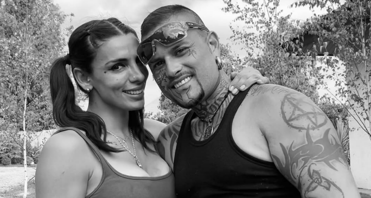 Jocelyn Medina junto a su novio, Michael Grez en referencia a su muerte