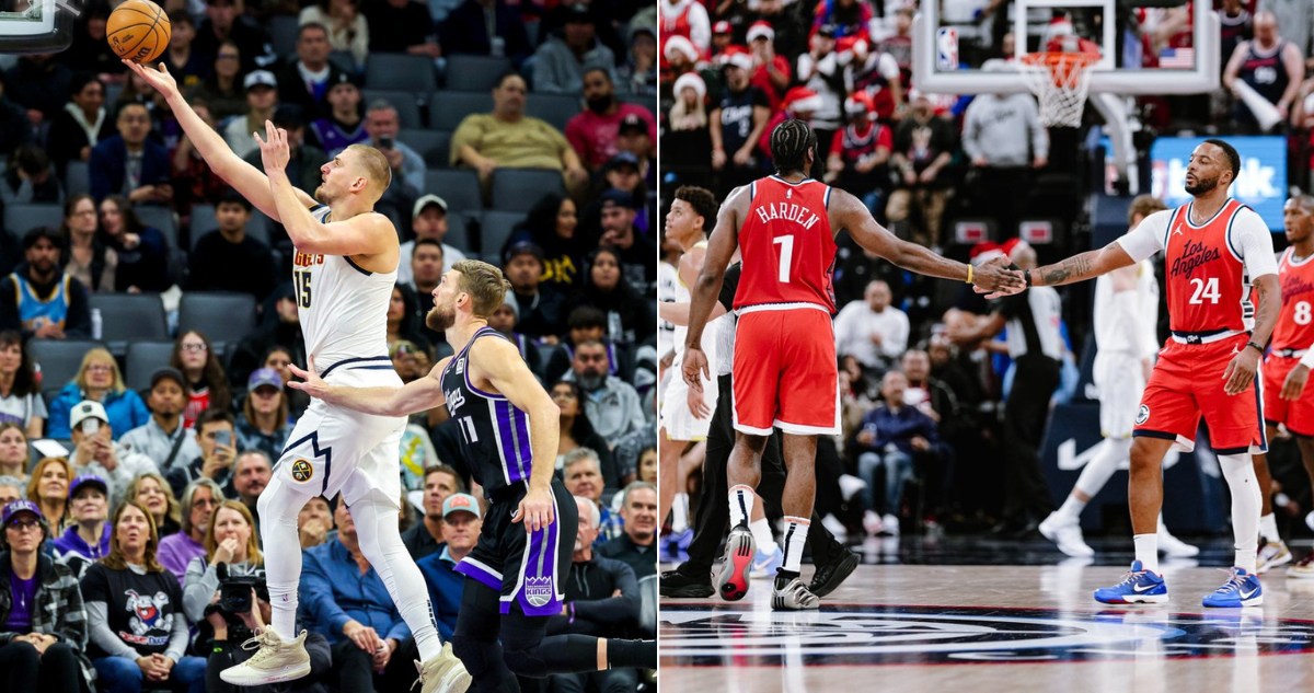 Nikola Jokic reina con Denver en el caos de Sacramento y Harden guía a los Clippers en la NBA.
