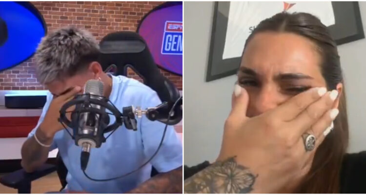 jugador de Vélez Maher Carrizo se emociona junto a su madre en ESPN