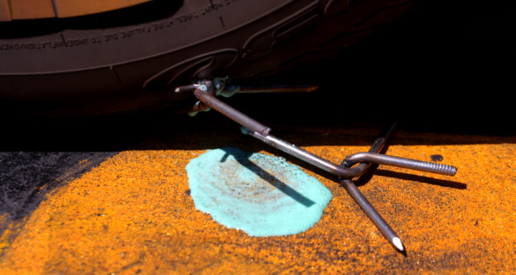 Lanzamiento de miguelitos en La Reina afecta a automovilistas en plena víspera de Año Nuevo