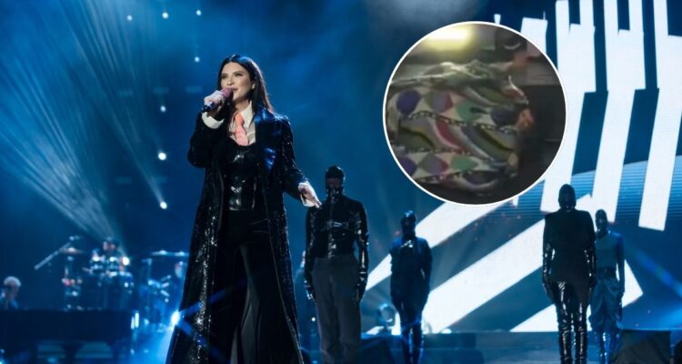 Laura Pausini sufre fuerte caída en Milán.