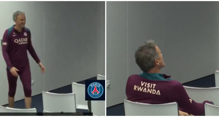 Luis Enrique llegó a conferencia del PSG donde habían solo dos periodistas: su reacción se viralizó