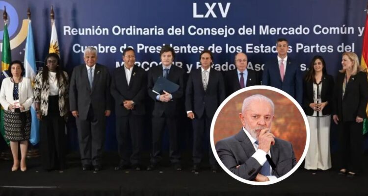El presidente de Brasil, Lula da Silva, no participó de la tradicional foto de familia en el cierre de la 65ª Cumbre del Mercosur después de que el mandatario Javier Milei fuera elegido como titular pro tempore del bloque.