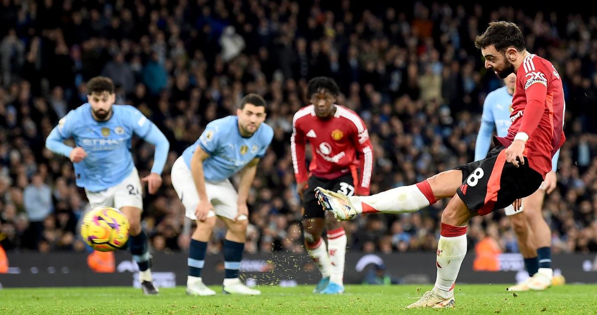 Manchester United sorprendió al City de Guardiola en Premier League