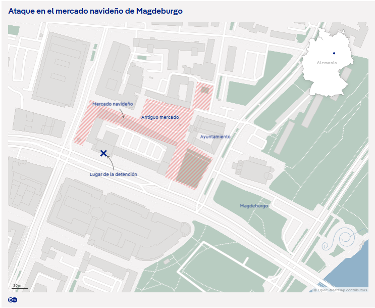 Ataque en el mercado navideño de Magdeburgo