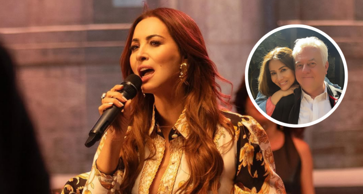 Myriam Hernández junto a Jorge Saint Jean en referencia al fin de su matrimonio