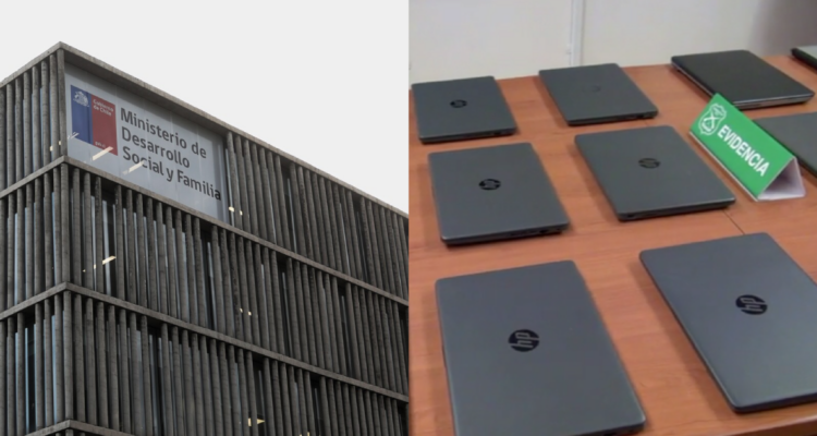 Ministerio de Desarrollo Social y computadores incautados