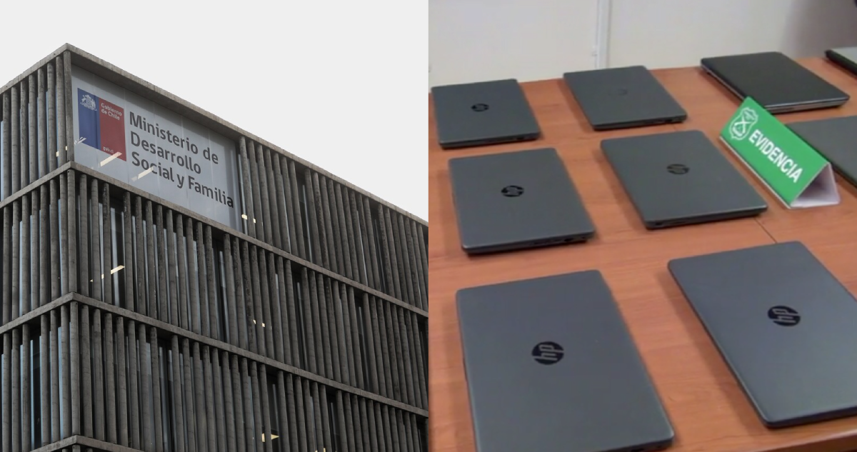 Ministerio de Desarrollo Social y computadores incautados