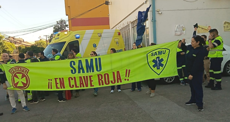 Paro de personal del SAMU en Concepción