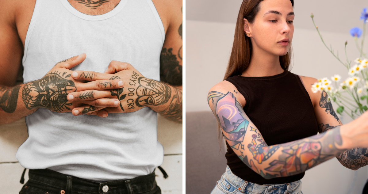 Estudio asegura que persona sin tatuajes son consideradas más atractivas.