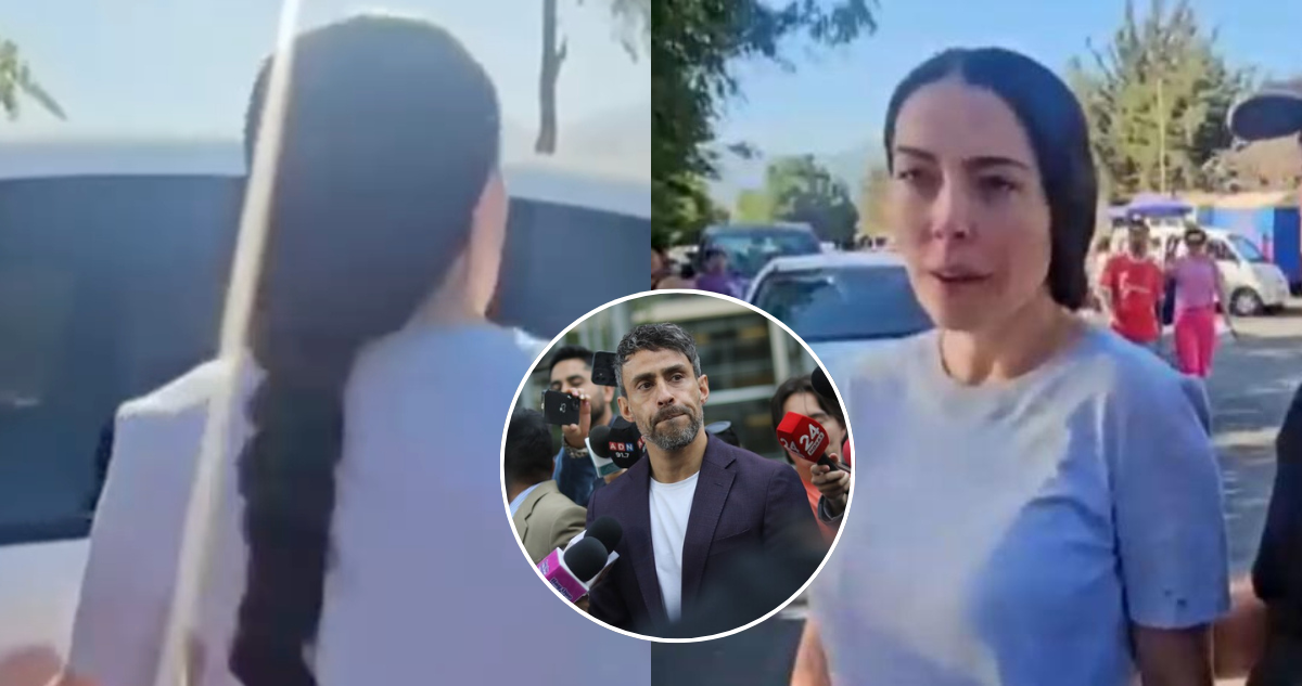 Daniela Aránguiz visitando a Jorge Valdivia en prisión
