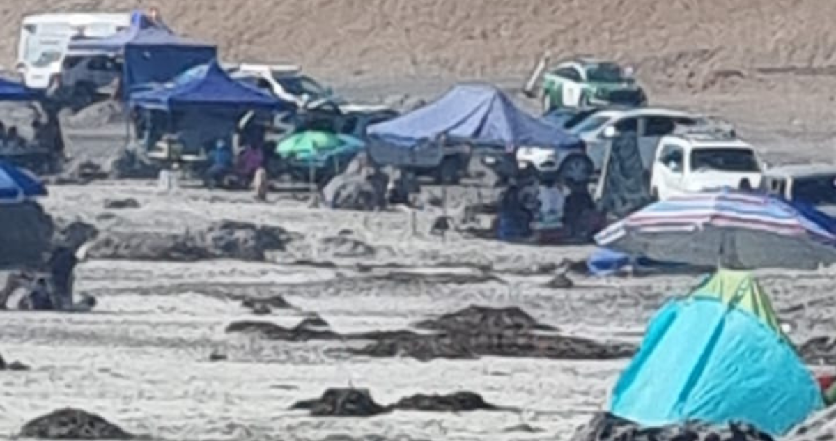 Operativo en Playa Lobitos