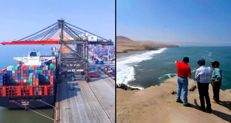 Referencias del puerto de Corio en Perú.