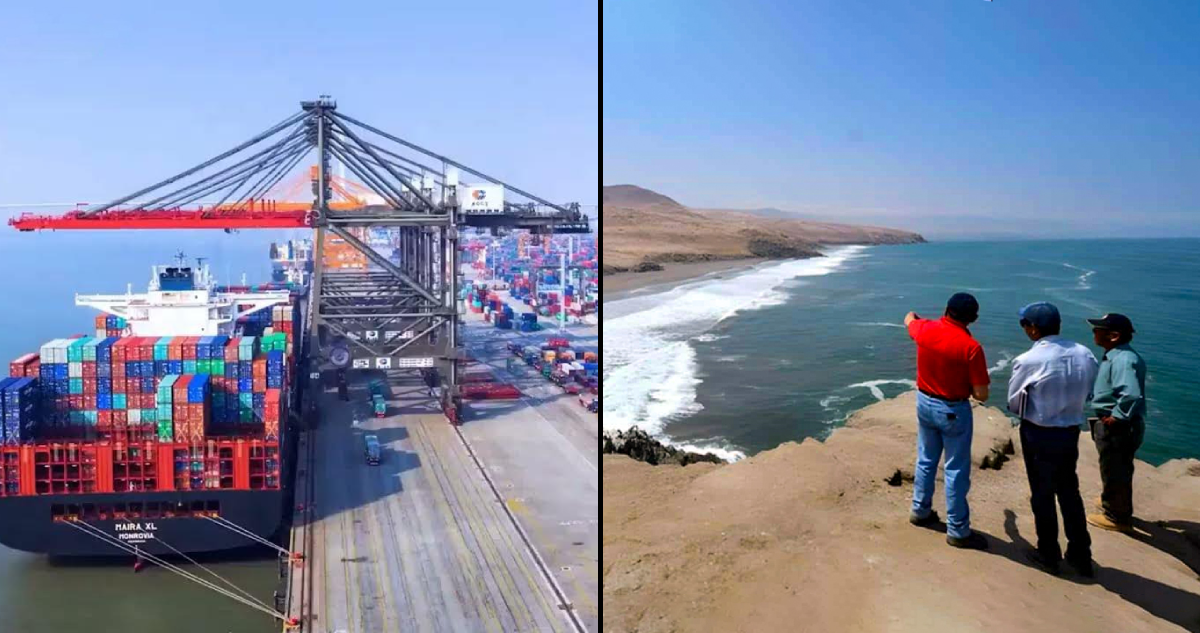 Referencias del puerto de Corio en Perú.