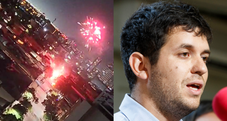 Municipio de Independencia se querella por el lanzamiento de fuegos artificiales en la comuna