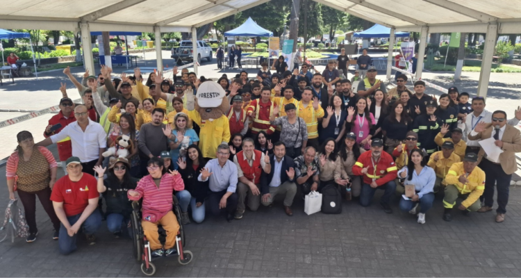 Realizan primera Feria de Prevención de Incendios Forestales en Santa Juana: