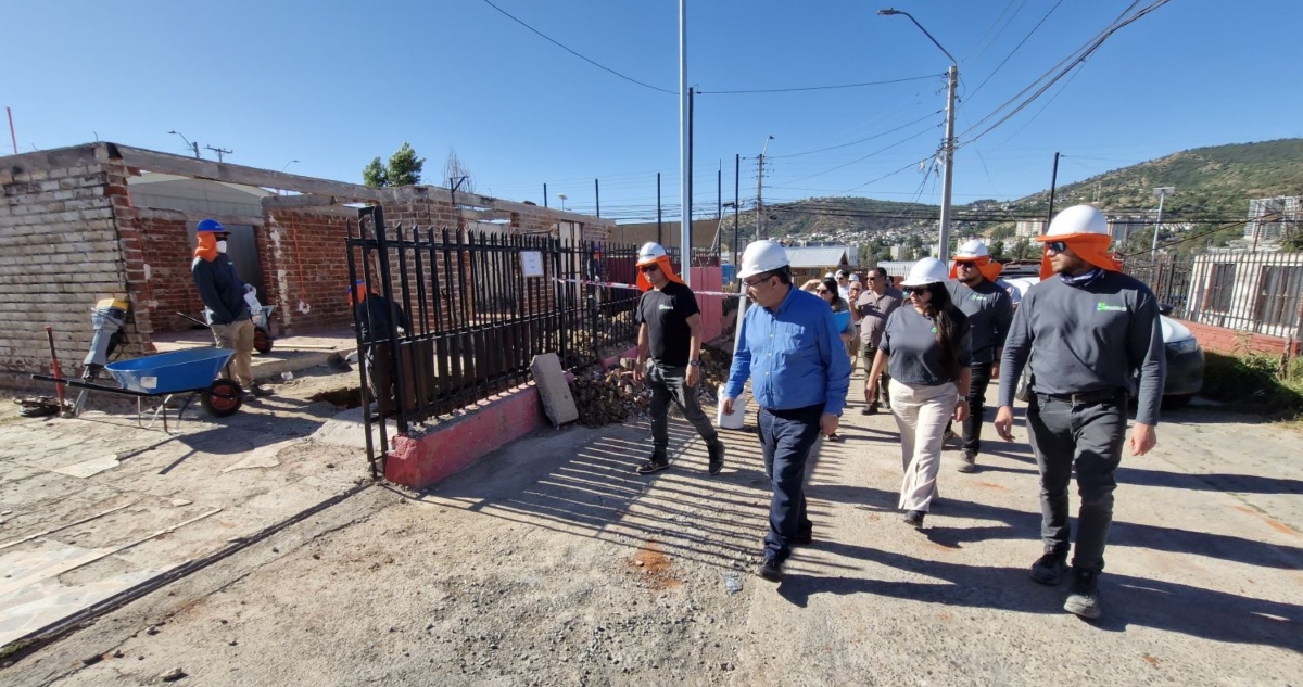 Reconstrucción de viviendas en Quilpué