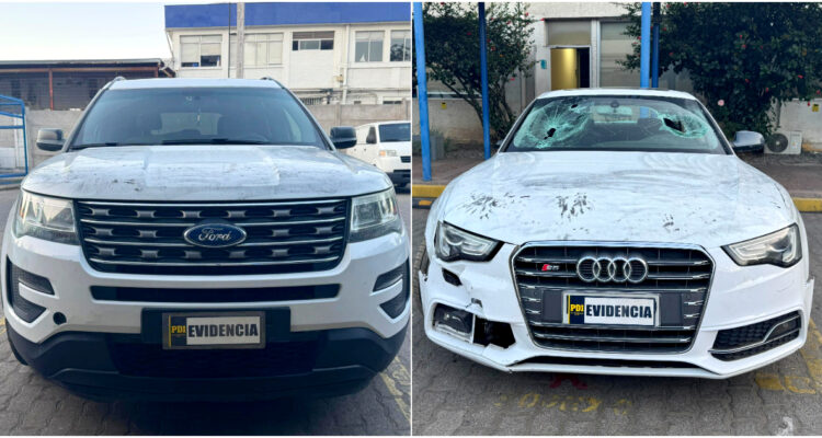 Recuperan vehículos robados en violenta encerrona en La Cisterna