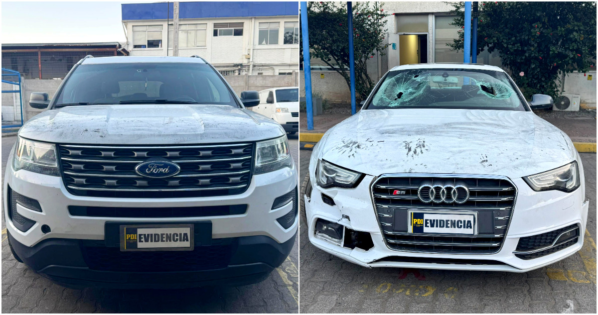 Recuperan vehículos robados en violenta encerrona en La Cisterna