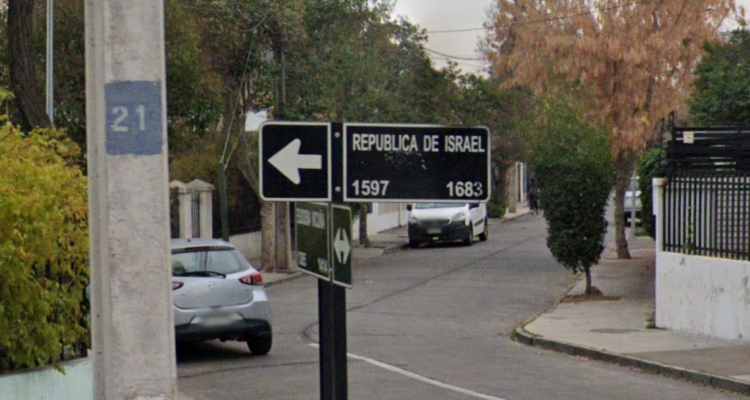 Concejo municipal de Ñuñoa aprueba cambiar el nombre de calle República de Israel