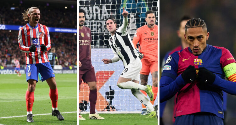 Atlético de Madrid, Juventus y Barcelona celebraron en la Champions League.