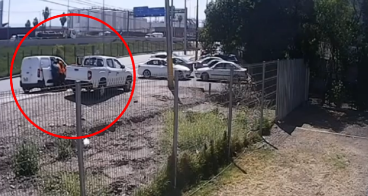 Conductor fue retenido por horas tras robo de su camioneta en la zona norte de la RM