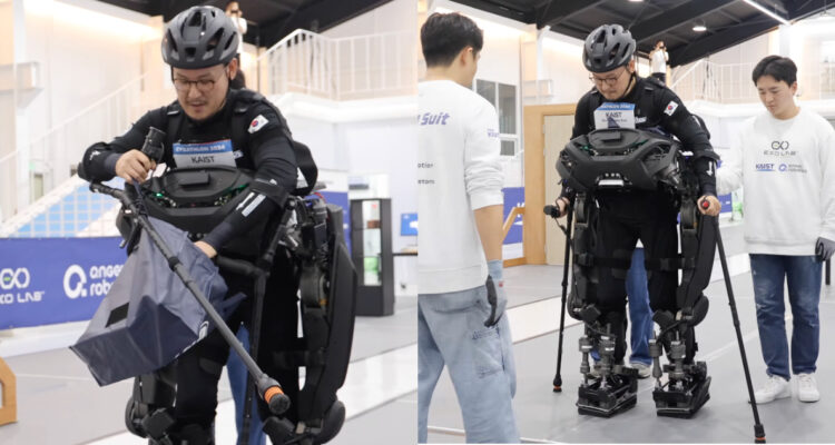 Robot que ayuda a personas parapléjicas a caminar