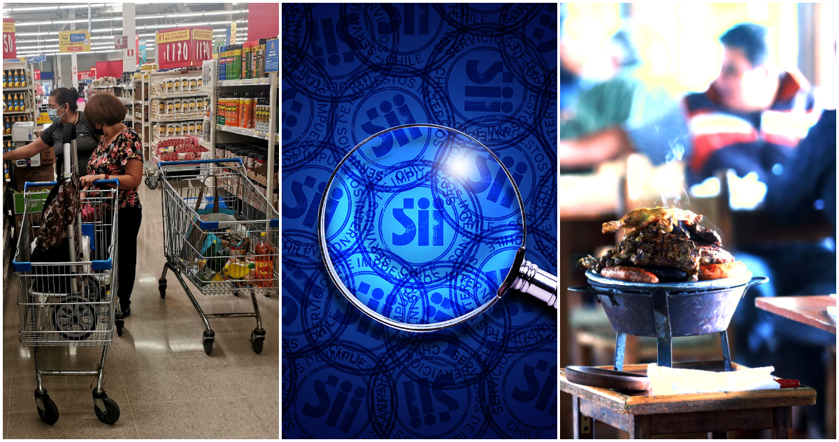 SII pone el ojo en el uso indebido de facturas por compras personales en supermercados y restoranes