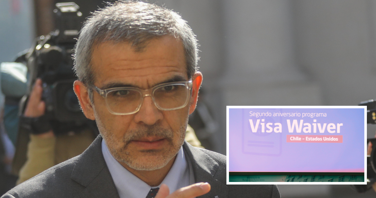 Cordero advierte que si EE.UU. cancela Wisa Waiver perdería información relevante que Chile le provee