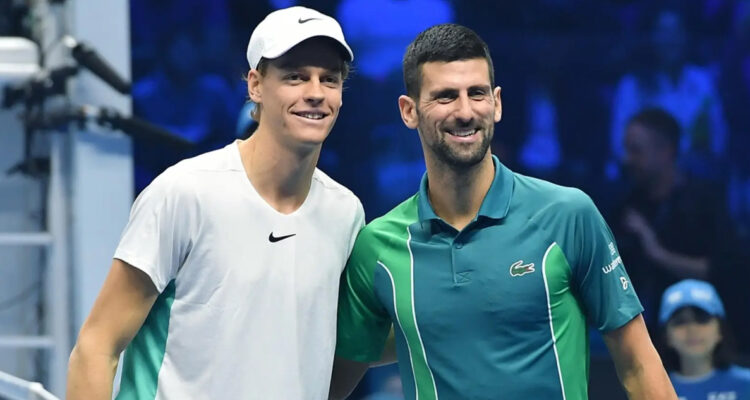 Sinner y Novak Djokovic