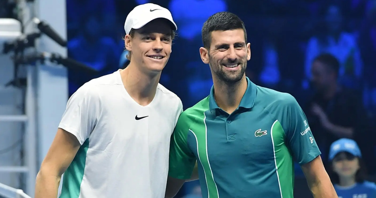 Sinner y Novak Djokovic