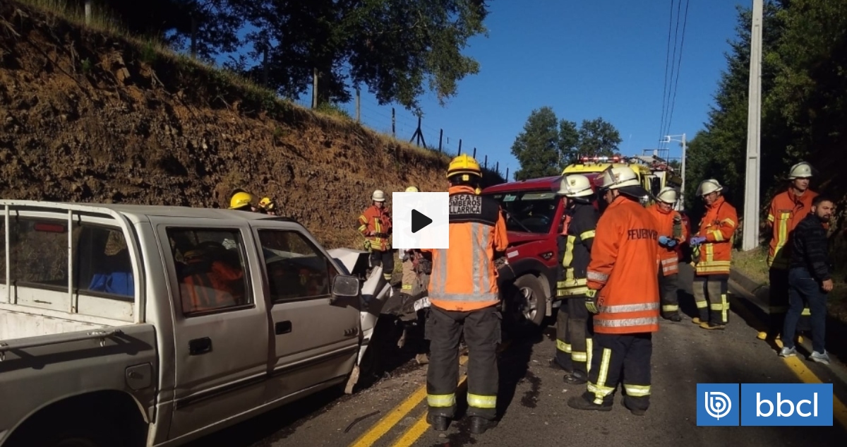 Fatal accidente en ruta Villarrica-Pucón: conductor fallece tras colisión frontal