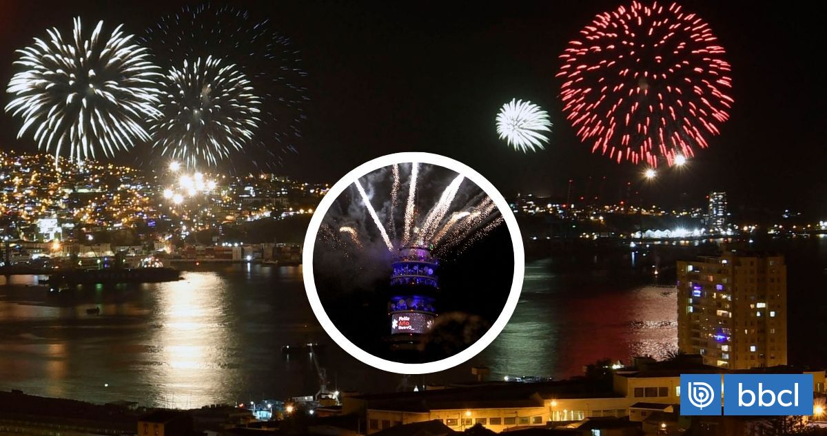 Fuegos artificiales en 3 comunas chilenas para Año Nuevo