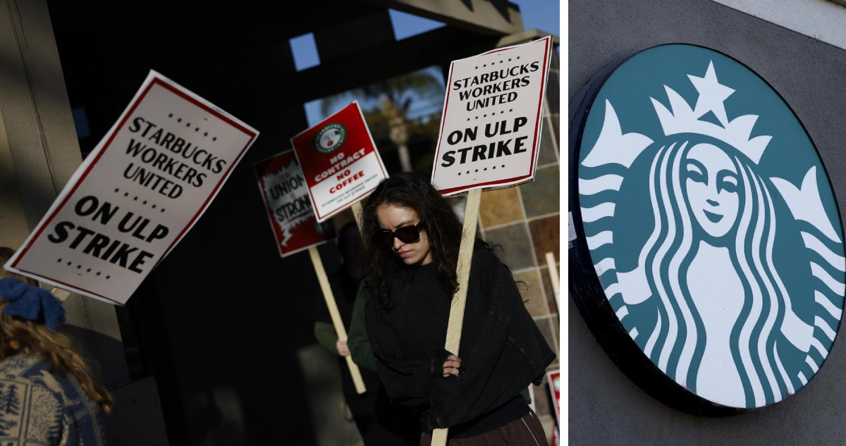 Al igual que Amazon: trabajadores de Starbucks van a huelga en tres grandes ciudades de EEUU