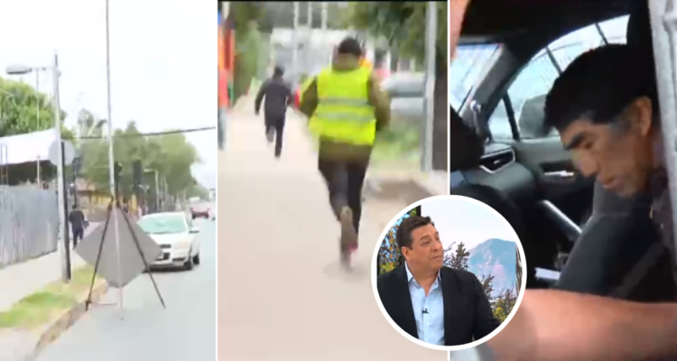 Chilevisión: Sujeto huyó de fiscalización