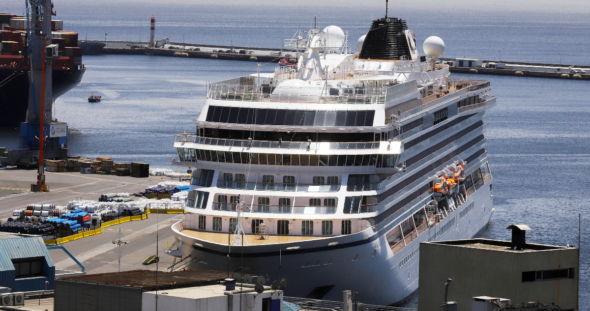 visitantes recalada de crucero en Valparaíso