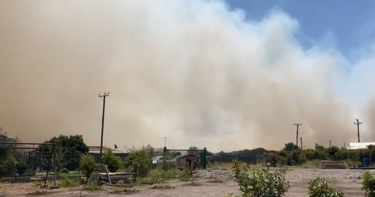 ALerta roja incendio forestal La Ligua