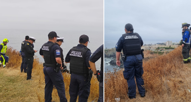 Hombre muere tras caer desde acantilado en sector de mirador Viento Sur en Valparaíso