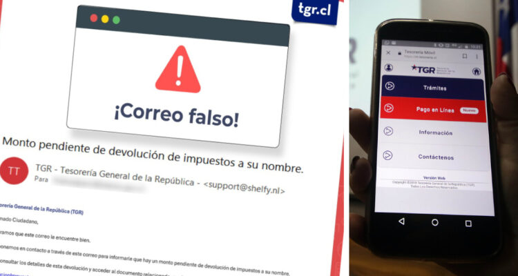 Tesorería advierte correo falso por “monto” de devolución de impuestos: dirección es de Países Bajos