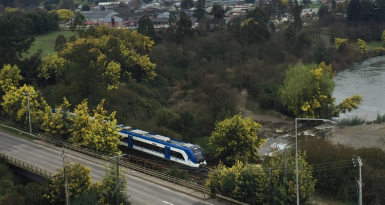 Tren del recorrido Victoria-Temuco por alza en precio de pasaje