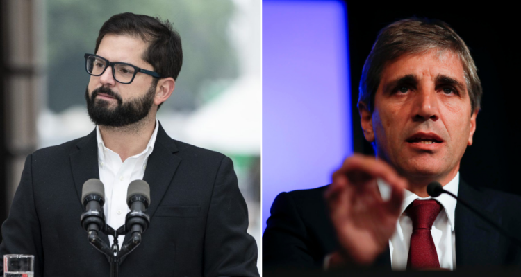 Molestia en el gobierno de Chile por dichos del ministro argentino Caputo contra Gabriel Boric