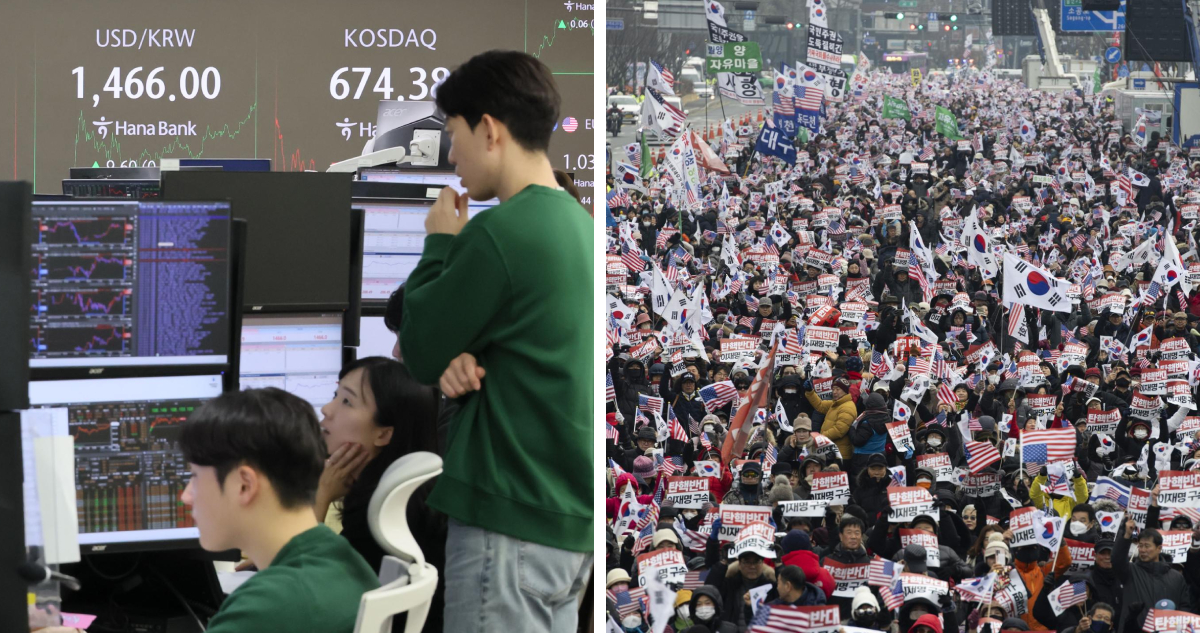 El won cae a su mínimo en más de 15 años por la persistente crisis política en Corea del Sur